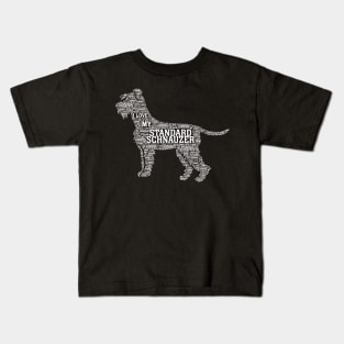 I love my standard schnauzer Kids T-Shirt